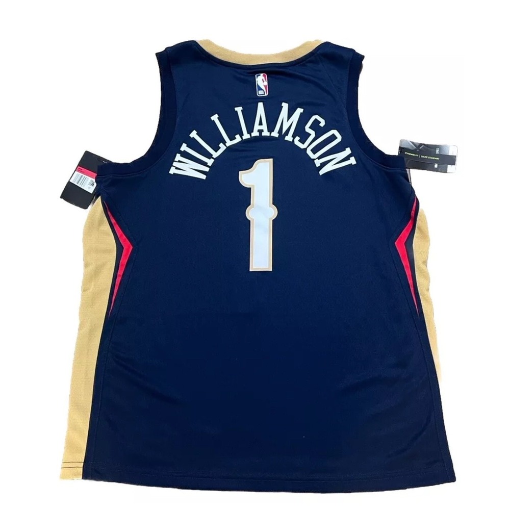 Zion Williamson New Orleans Pelicans Jersey Size LG 48 Nike NBA Brand NEW - Picture 2 of 8
